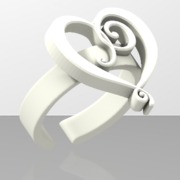 bague coeur