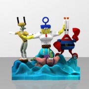 SpongeBob SquarePants Characters Game Ready