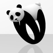 Faby Panda ring - Sz 54