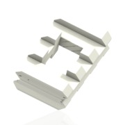 Back-to-Back Weaver Rails Adapter (3 Slots 10.16mm Total Height)