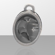 stylised kiwi bird pendant