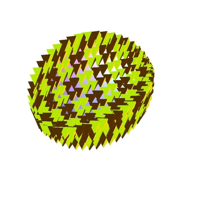 Asteroid polygons texture tetrahedrons