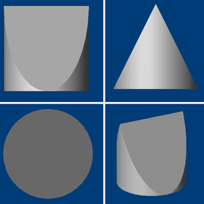 forme Rectangulaire Ronde et Triangulaire en même temps