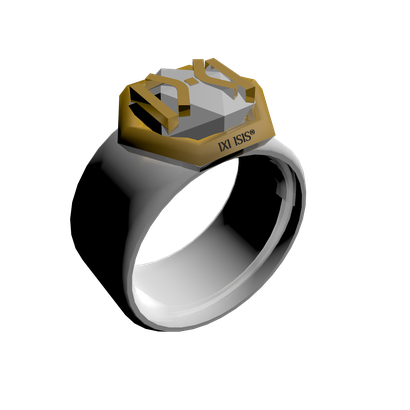 Ring (Bague) - Icosahedron Energize - IXIISIS ® Design