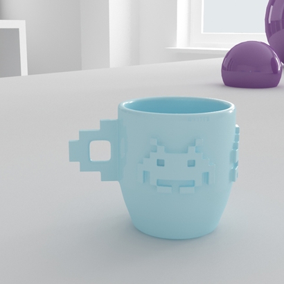 Space Invaders Espresso Cup