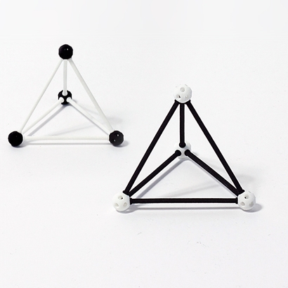 SANKAKKEI Tetrahedron #White #M-size