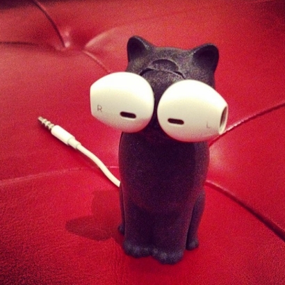 Kitty Cat Earbud Storage Case