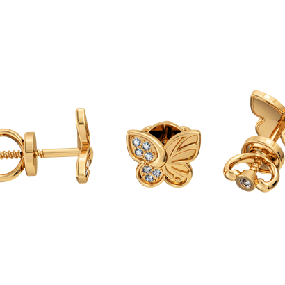 butterfly_childrens earrings