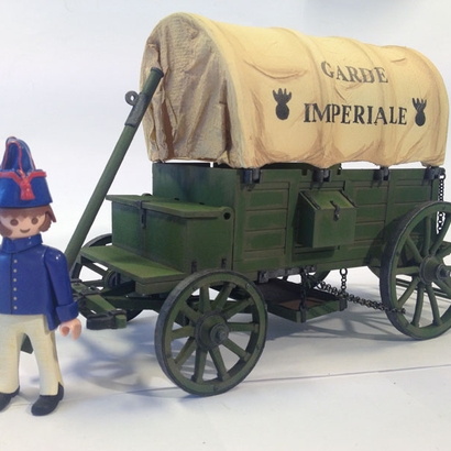 Gribeauval french supply wagon 1er Empire Playmobil