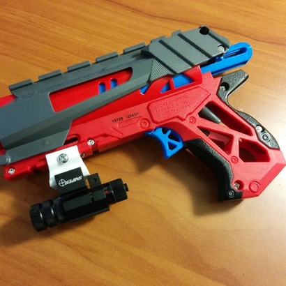 Nerf to Picatinny Adapter (2 Slots)