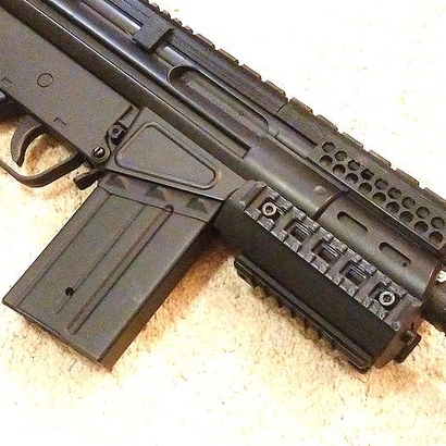 G3 SAS Full Length Picatinny Rail with Rear Sight Replacement