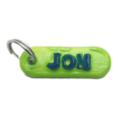 JON 3d keychain