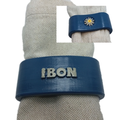 IBON 3D Napkin Ring with eguzkilore