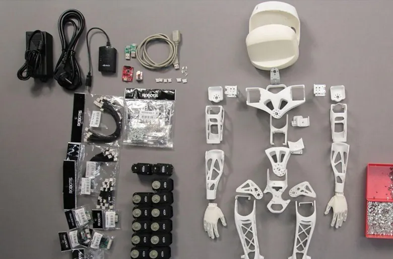 Piezas para robots y utensilios de cocina impresas en 3D